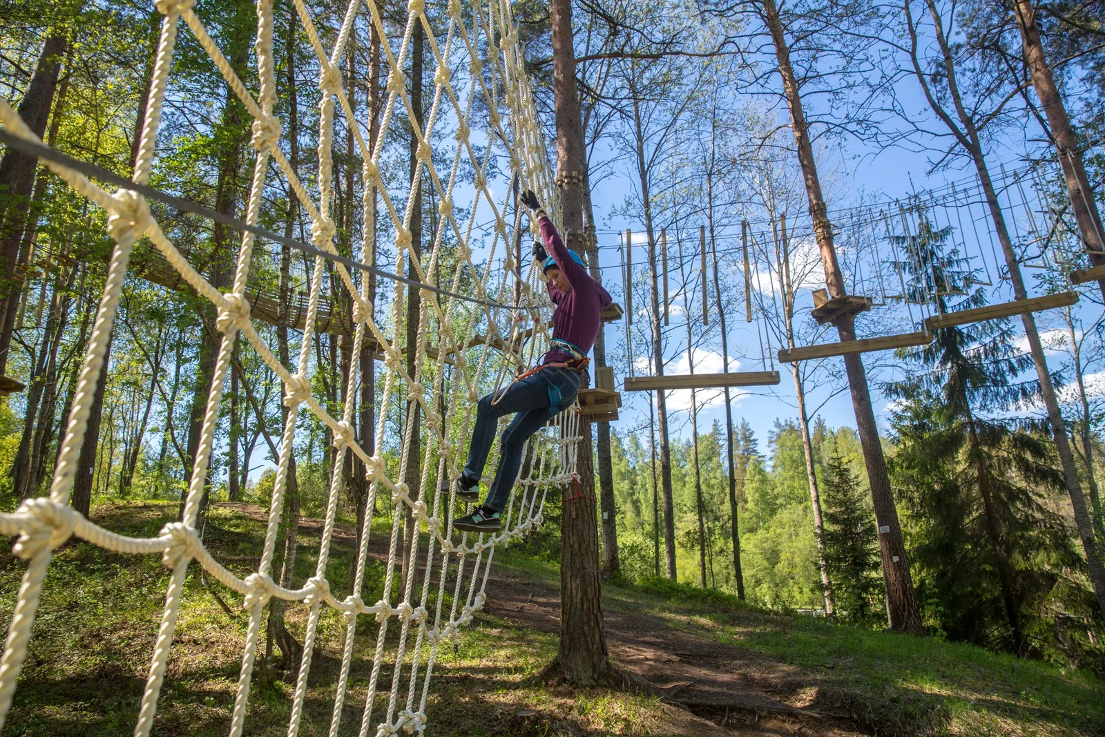 Веревочный парк в «Золотой Долине» — фото 3